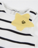 Girls’ striped knit dress