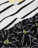 Girls’ striped knit dress