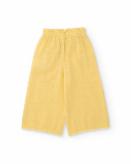 Girls’ woven culotte trousers