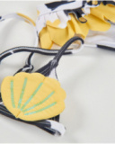 Girls’ knit bikini with sequin details