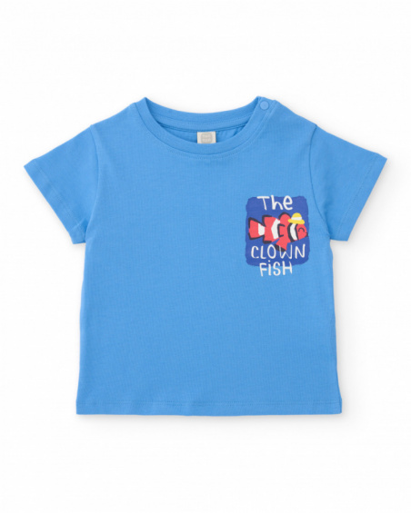 Boys’ knit set with artistic print