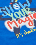 Boys’ knit T-shirt with front message