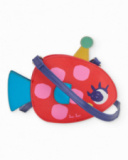 Girls plain weave bag with a fish design