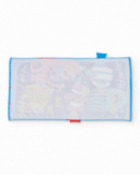 Boys knit towel with raised details