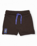 Boys knit bermuda shorts with a contrast drawstring