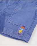 Boys plain weave bermuda shorts with an adjustable waist