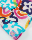 Girls’ woven dress with floral print