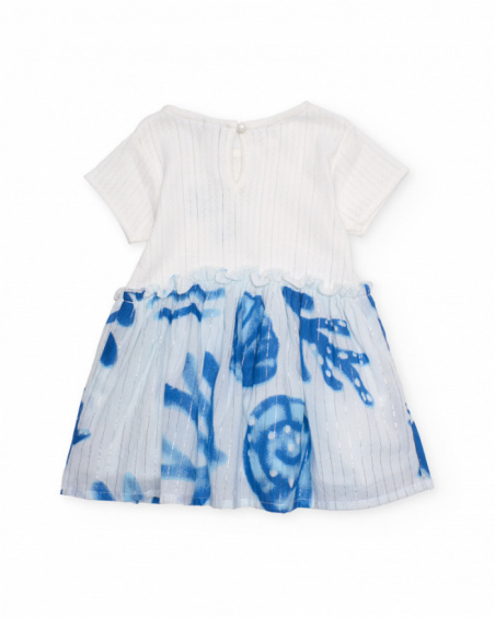 Girls’ woven dress with sequin detail