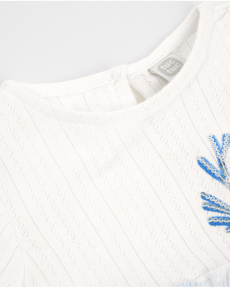 Girls’ woven dress with sequin detail