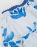 Girls’ woven skirt with double ruffle