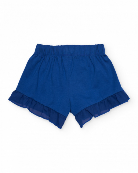 Girls’ knitted set with large nautical print