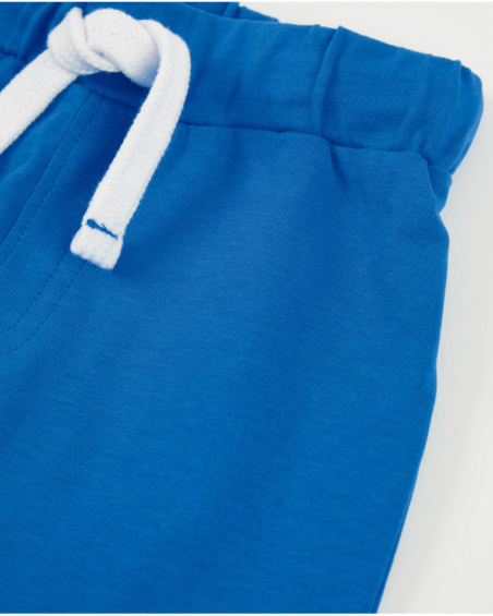 Boys’ knitted bermuda shorts with elasticated waist