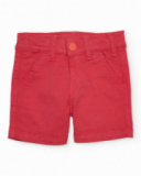 Boys’ woven bermuda shorts with press-stud fastening