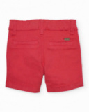 Boys’ woven bermuda shorts with press-stud fastening
