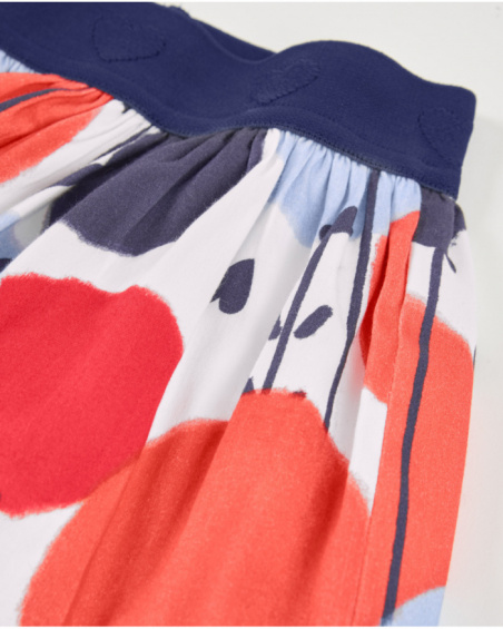 Girls’ woven skirt with elasticated waistband