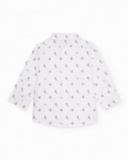 Boys’ woven shirt with sailboat print