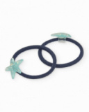 Girls’ knitted scrunchie with a decorative star