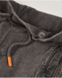 Boys knit bermuda shorts with a washed effect