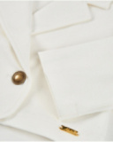 Girls knit blazer with metal buttons