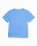 Boys knit T-shirt with a front graphic