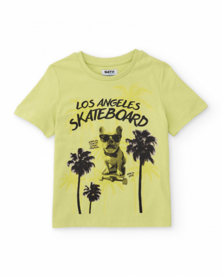 Boys’ California-style knit T-shirt
