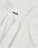 Girls’ knit blouse with wide sleeves
