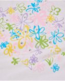 Girls’ knit T-shirt with pointed hem