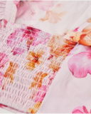 Girls’ woven shirt with side ruffles