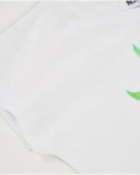 Girls’ knit T-shirt with shiny finish