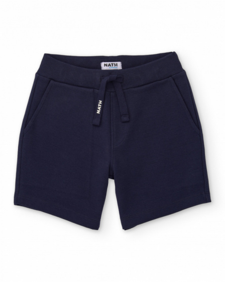 Boys’ knit bermuda shorts in soft fabric