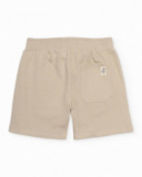 Boys’ knit bermuda shorts with elastic waist and drawstring