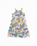 Girls’ knit dress in graffiti style