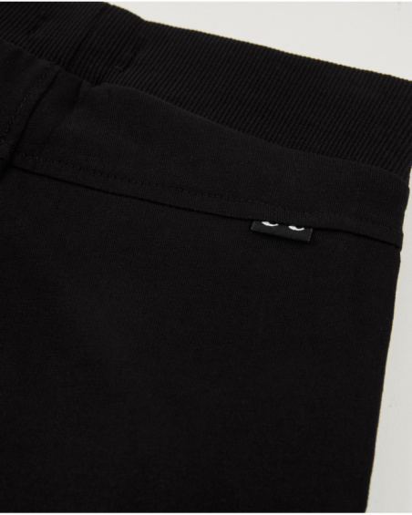 Boys’ knit bermuda shorts with turn-up hem