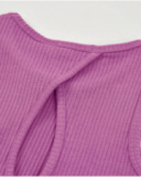 Girls’ ribbed knit top