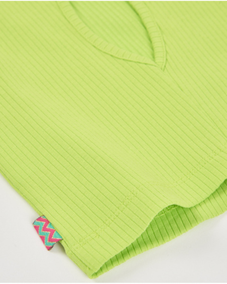 Girls’ stretchy knit top