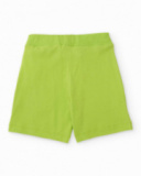 Boys’ knit bermuda shorts with side pockets
