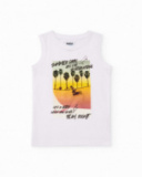 Boys’ skater-inspired knit T-shirt