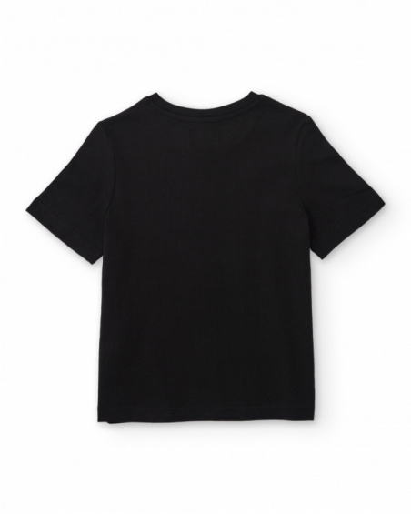 Boys’ knit T-shirt with graphic print