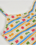 Girls’ knit top with central ruching