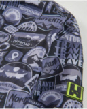 Boys’ woven jacket with an adventure theme