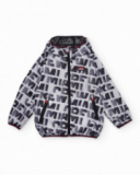 Boys’ woven jacket with zip fastening
