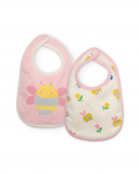 Newborn knitted bib pack with snap closure | tuc tuc