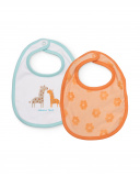 Newborn knitted bib pack with snap closure | tuc tuc