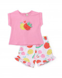 Knitted newborn set with raised front detail | tuc tuc