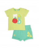 Knitted newborn set with applied details | tuc tuc