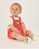 Knitted newborn set with fruit front pocket | tuc tuc