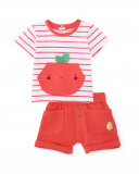 Knitted newborn striped set | tuc tuc