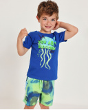 Boys’ knitted set with eye-catching print | tuc tuc