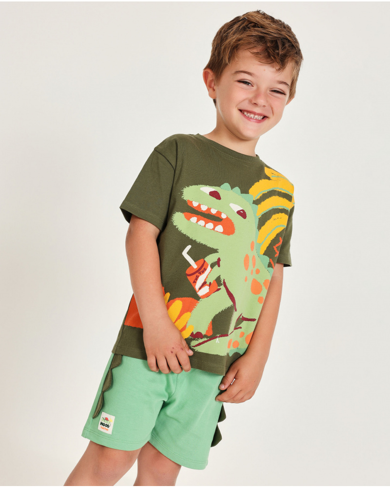 Boys’ knitted set with side appliqués