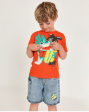 Boys’ woven denim bermuda shorts | tuc tuc